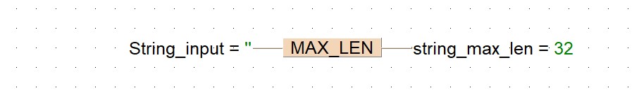 Panasonic MAX_LEN STRING Instructions